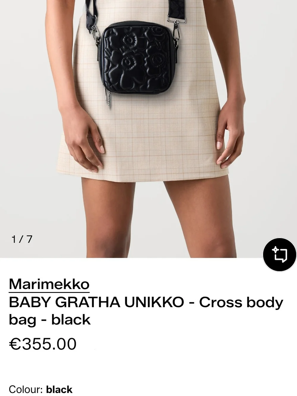 NWT Marimekko  limited edition crossbody Bag